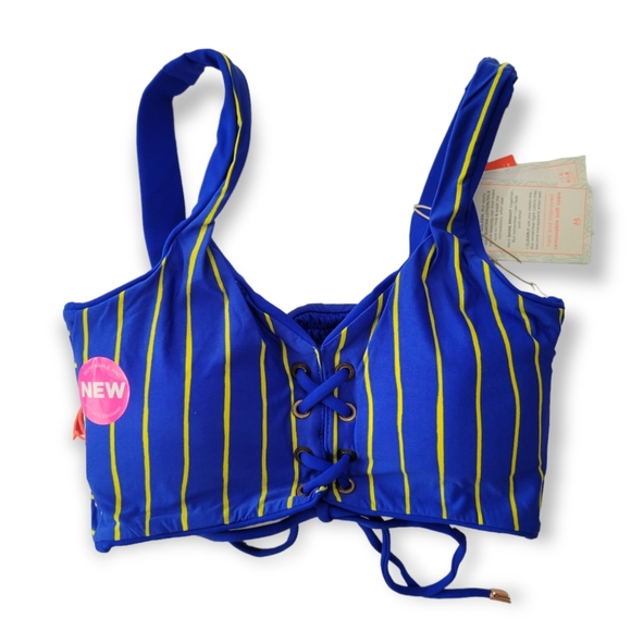 Maaji Smocking Dazzle 4 Way Reversible Bikini Top Womens XS - Picture 12 of 16